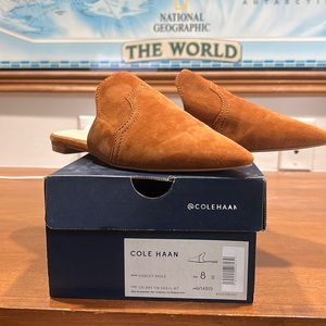 Cole Haan Hadley Mule Size 8 British Tan color